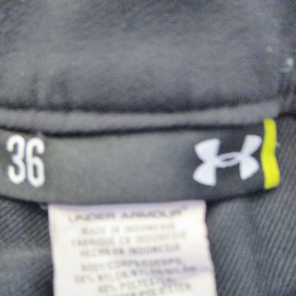 Under Armour Men's Bermuda Shorts, Navy Blue, Flat Front, Size 36 x 11 - Picture 7 of 10